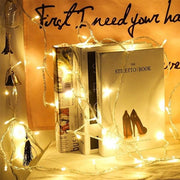 10 Metre 100 Ledli 8 Fonksiyonlu Dekoratif Lambader Sarı Lamba Bonvagon