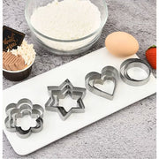 12 Adet Paslanmaz Çelik Kurabiye Kalıbı Seti Bonvagon