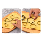 12 Adet Paslanmaz Çelik Kurabiye Kalıbı Seti Bonvagon