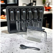 12'li Standlı Kaşıklı Baharatlık Seti Bonvagon