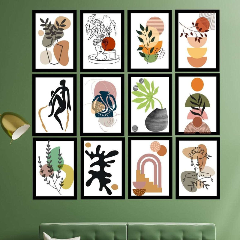 12 Parça Pop Art Tablo Seti Bonvagon