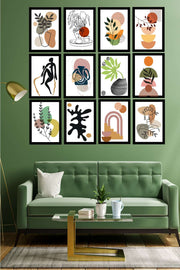 12 Parça Pop Art Tablo Seti Bonvagon