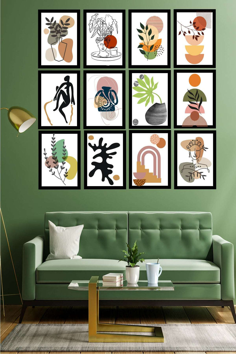 12 Parça Pop Art Tablo Seti Bonvagon