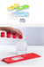 12li Kapaklı Yapışmaz Silikon Tabanlı Plastik Küp Buz Kalıbı Bonvagon