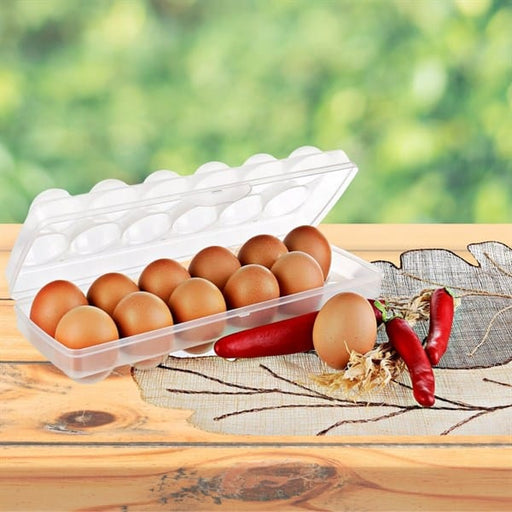 12li Şeffaf Kapaklı Kilitli Yumurta Saklama Kabı Kutusu Aparatı Bonvagon