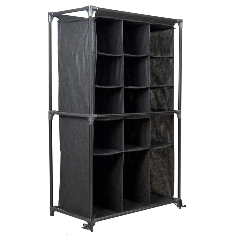 15 Gözlü Bez Ayakkabı Saklama Dolabı Çok Amaçlı Kumaş Organizer Bonvagon
