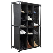 15 Gözlü Bez Ayakkabı Saklama Dolabı Çok Amaçlı Kumaş Organizer Bonvagon