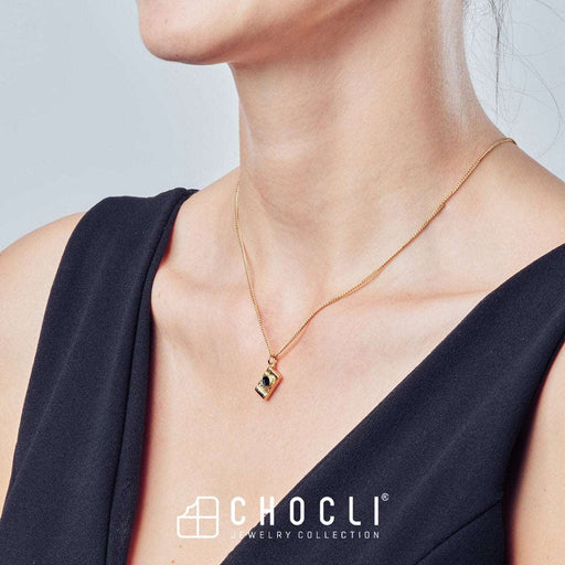 18 Ayar Altın Kaplama Fotoğraf Makinası Kolye 36-43cm Bonvagon