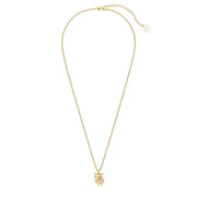 18 Ayar Altın Kaplama Kedicik Kolye 36-43cm Bonvagon