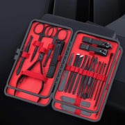 18 Parça Çanta Tipi Manikür Pedikür Tırnak Bakım Seti Bonvagon