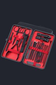 18 Parça Çanta Tipi Manikür Pedikür Tırnak Bakım Seti Bonvagon