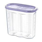 2 Kapaklı Ölçekli Erzak Kuru Gıda Saklama Kutusu Kabı - 1,7 Litre Bonvagon