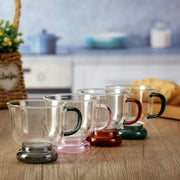 250 ml Renkli Cam Bardak Bonvagon