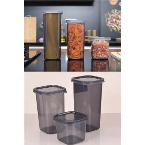 3 Boy Erzak Saklama Kabı Bonvagon