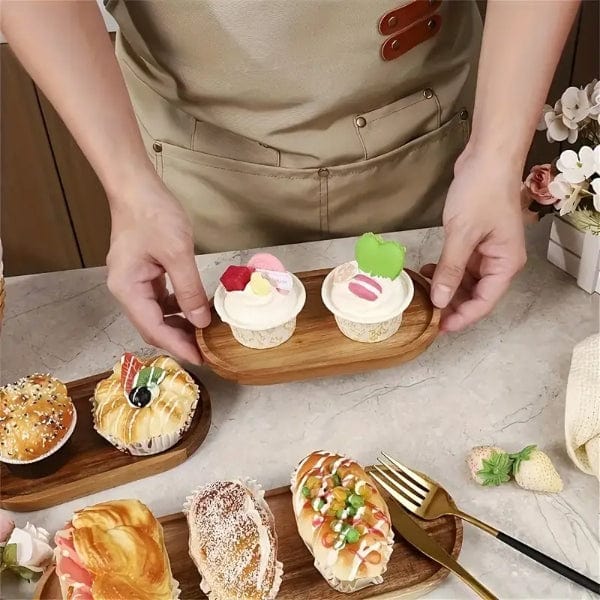 3'lü Oval Sunum Tabağı Seti Bonvagon