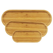 3'lü Oval Sunum Tabağı Seti Bonvagon