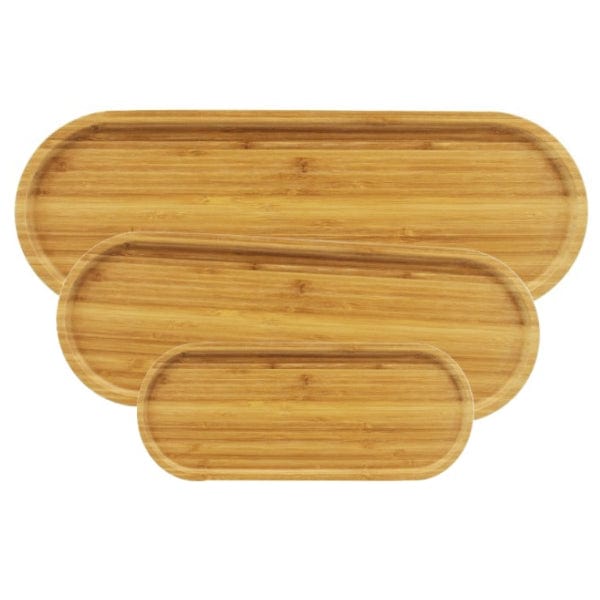 3'lü Oval Sunum Tabağı Seti Bonvagon