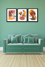 3 Parça Bohem Tarzda Tablo Seti Bonvagon