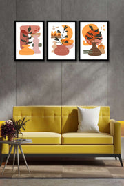 3 Parça Bohem Tarzda Tablo Seti Bonvagon