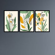 3 Parça Bohem Tarzı Sanatsal Mdf Ahşap Tablo Seti Bonvagon