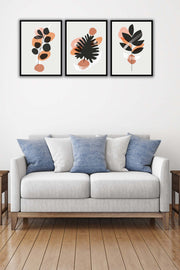 3 Parça Bohem Tarzı Sanatsal Tablo Seti Bonvagon