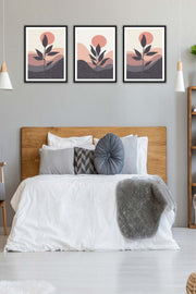 3 Parça Bohem Tarzında Mdf Tablo Seti Bonvagon