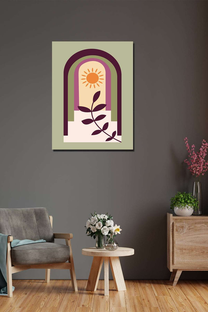 3 Parça Modern Tarzda Dijital Baskı Tablo Seti Bonvagon