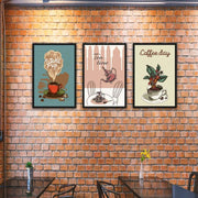 3 Parça Mutfak Ve Cafeler İçin Mdf Ahşap Tablo Seti Bonvagon