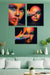 3 Parça Renkli Kadın Portresi Bonvagon