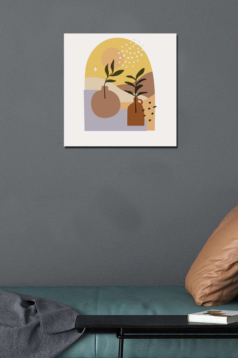 30x30 Bohem Tarzı Tablo Dijital Baskı Bonvagon