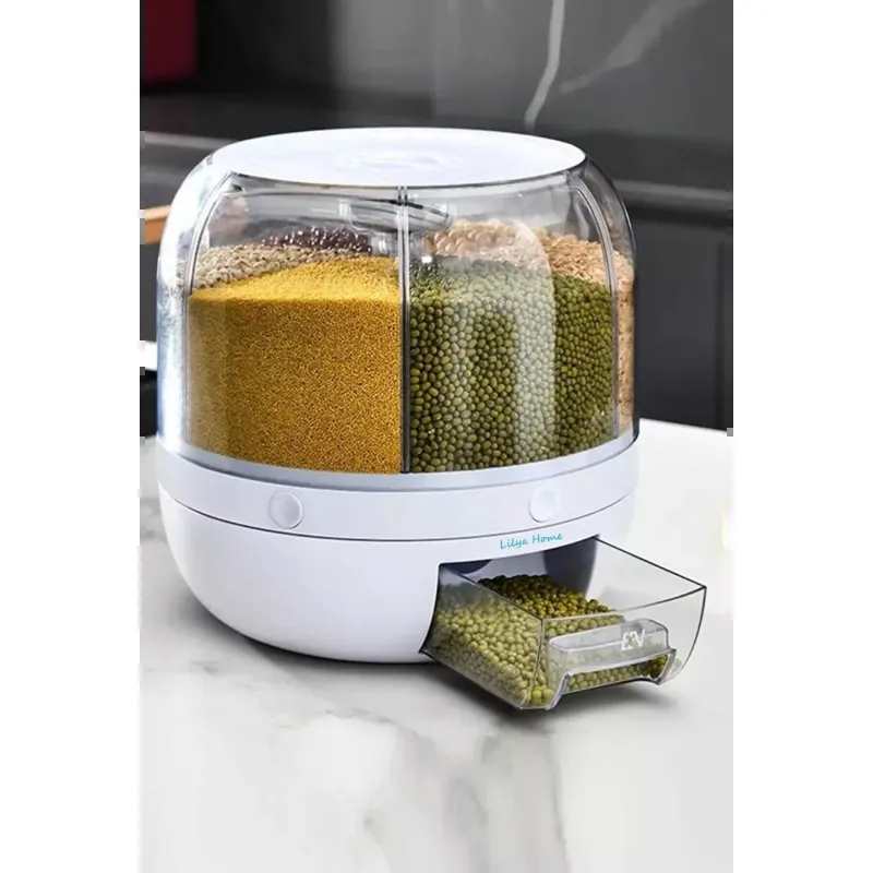 360 Derece Dönebilen Kuru Gıda Ve Bakliyat Organizeri Bonvagon