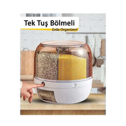 360 Derece Dönebilen Kuru Gıda Ve Bakliyat Organizeri Bonvagon