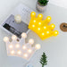 3D Dekoratif Pilli Kraliçe Tacı Model Led Masa ve Gece Lambası Bonvagon
