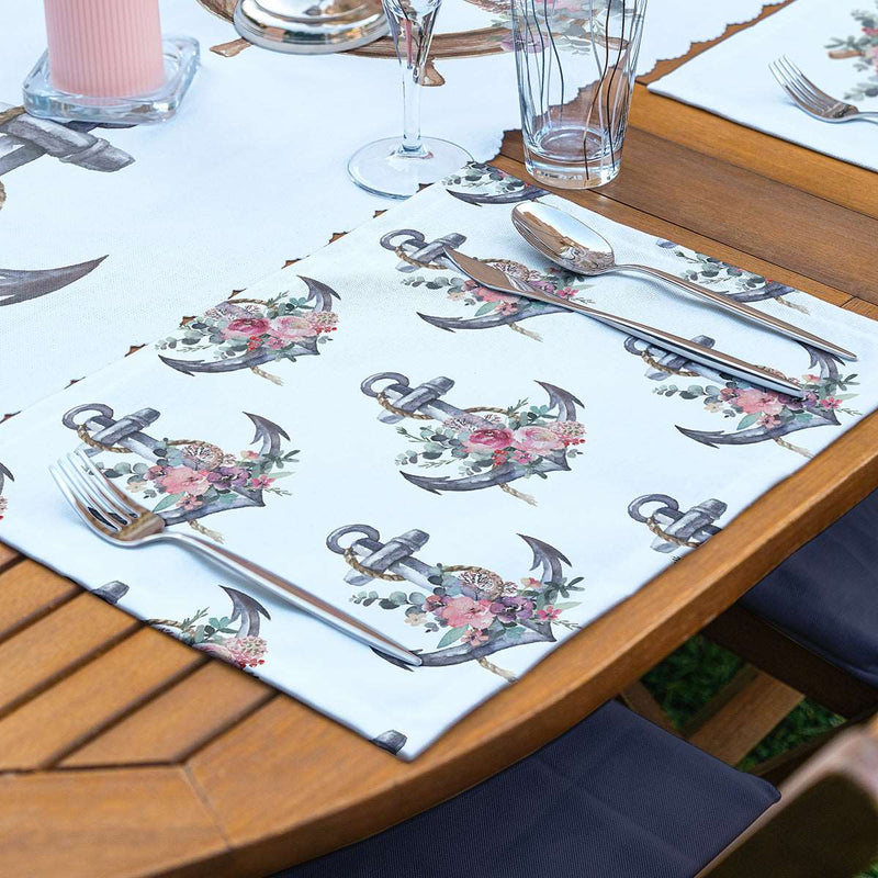 4+1 Çapa & Dümen Özel Tasarımlı Amerikan Servis & Runner Seti Bonvagon