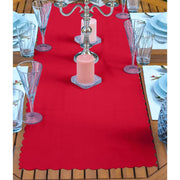 4+1 Yılbaşı Kırmızı & Geyik Tasarımlı Amerikan Servis & Runner Seti Bonvagon