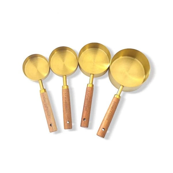 4'lü Ahşap Saplı Ölçü Kaşığı Bonvagon