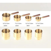 4'lü Ahşap Saplı Ölçü Kaşığı Bonvagon