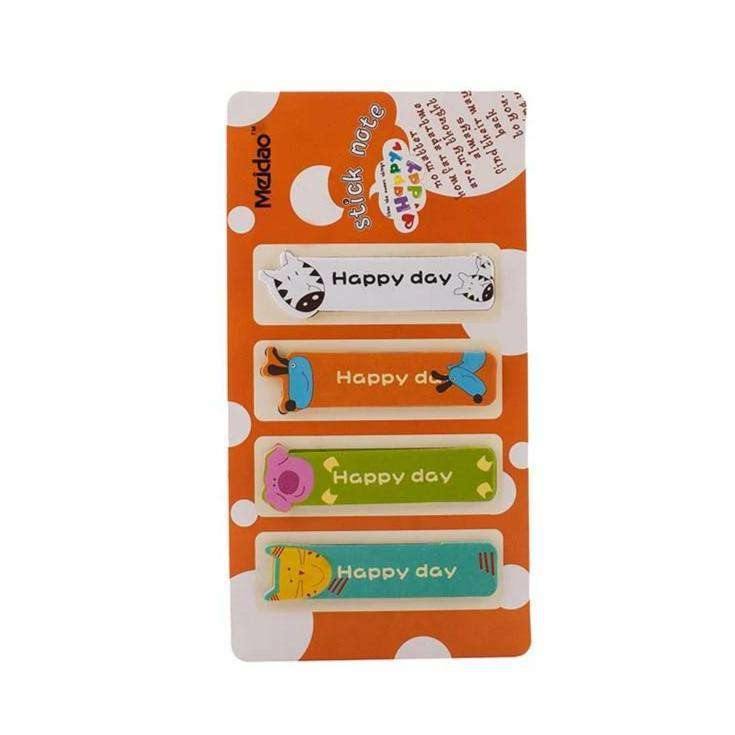 4'lü Yapışkanlı Notluk Turuncu Bonvagon