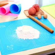 40*50 cm Silikon Ölçekli Kullanımı Kolay Hamur Açma Matı Ekmek Mantı Makarna Hamuru Yoğurma Matı Bonvagon