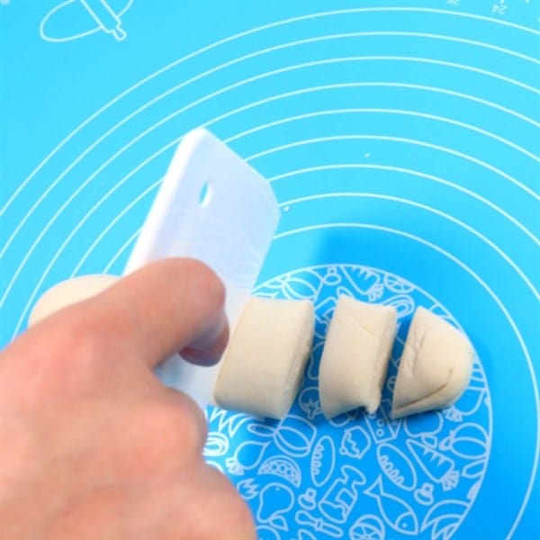 40*50 cm Silikon Ölçekli Kullanımı Kolay Hamur Açma Matı Ekmek Mantı Makarna Hamuru Yoğurma Matı Bonvagon