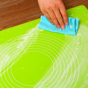 40*50 cm Silikon Ölçekli Kullanımı Kolay Hamur Açma Matı Ekmek Mantı Makarna Hamuru Yoğurma Matı Bonvagon