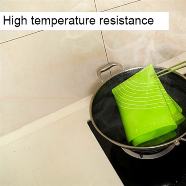 40*50 cm Silikon Ölçekli Kullanımı Kolay Hamur Açma Matı Ekmek Mantı Makarna Hamuru Yoğurma Matı Bonvagon