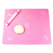 40*50 cm Silikon Ölçekli Kullanımı Kolay Hamur Açma Matı Ekmek Mantı Makarna Hamuru Yoğurma Matı Bonvagon