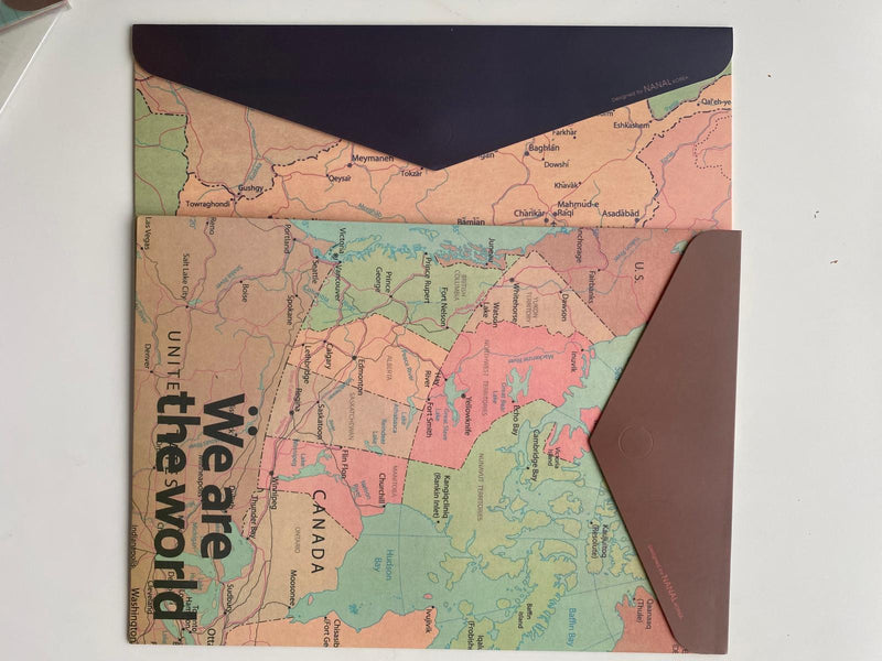 4A Kalın Zarf Dosya Harita Bonvagon