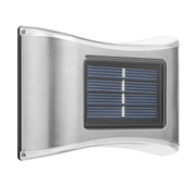 4lü Metal Kasa Çift Yönlü Solar Güneş Enerjili Duvar Apliği Aydınlatma LED Lamba 5W Bonvagon
