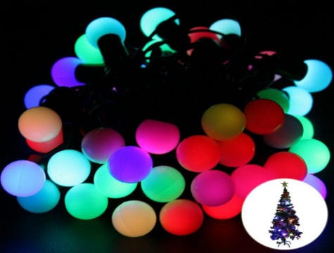 5 Metre 28 Mini Top RGB Led Siyah Kablo Bonvagon