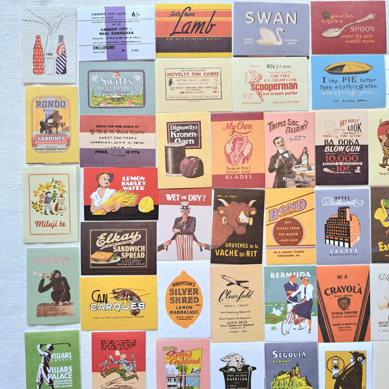 52 Adet Retro Sticker Seti Bonvagon