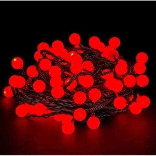 5m 28 Led Kırmızı Işık Siyah Kablo Fişli Bonvagon