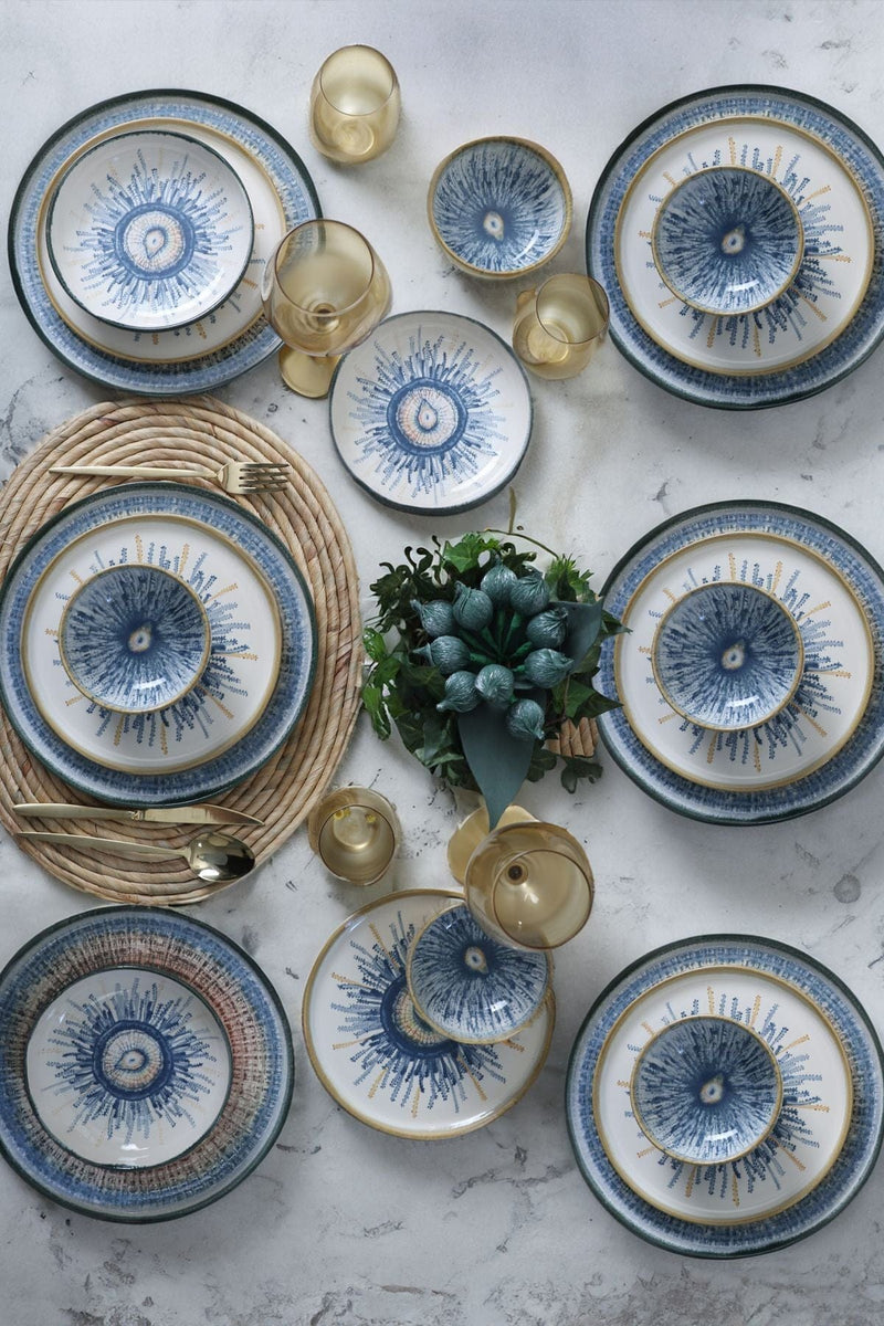 6 Kişilik Yemek Takımı - Hydra 24 Parça Bonvagon