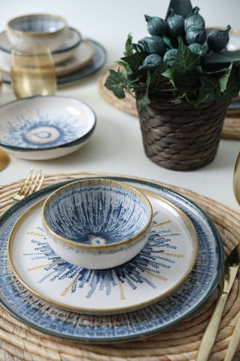 6 Kişilik Yemek Takımı - Hydra 24 Parça Bonvagon